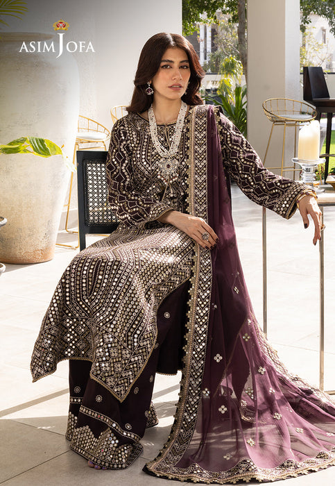 AJJH-01 EMBROIDERED RAW SILK