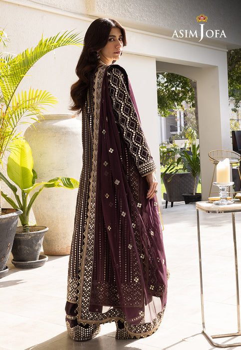 AJJH-01 EMBROIDERED RAW SILK