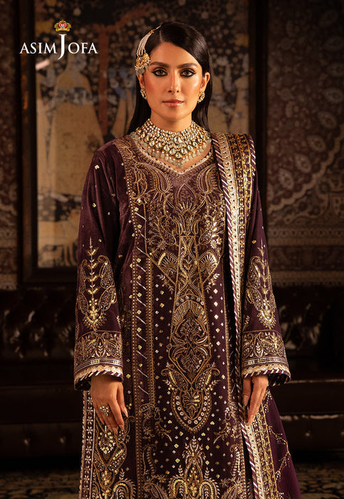 AJMMP-06 EMBROIDERED 3 PCS STICHED