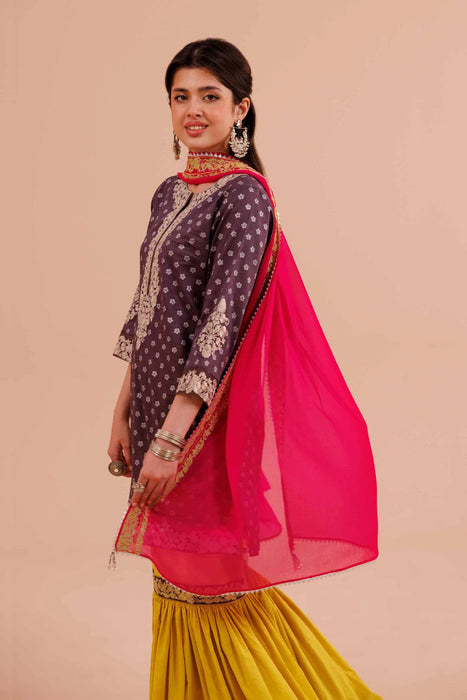 3 Piece - Embroidered Suit - 42405021