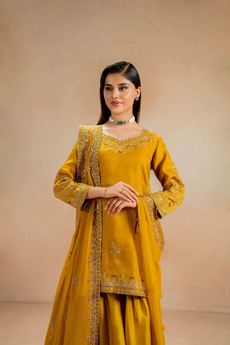 3 Piece - Embroidered Suit - 42308011