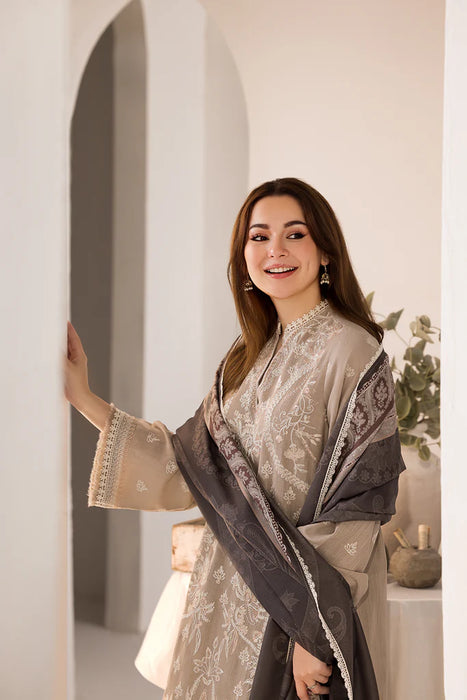 Design 4A Winter Shawl 2024 Unstitched WS24-4A
