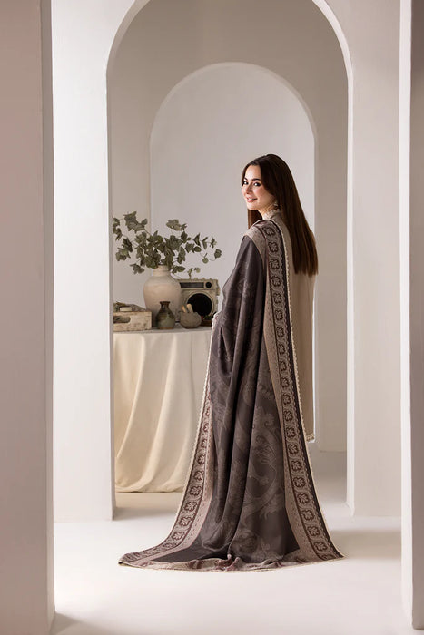 Design 4A Winter Shawl 2024 Unstitched WS24-4A