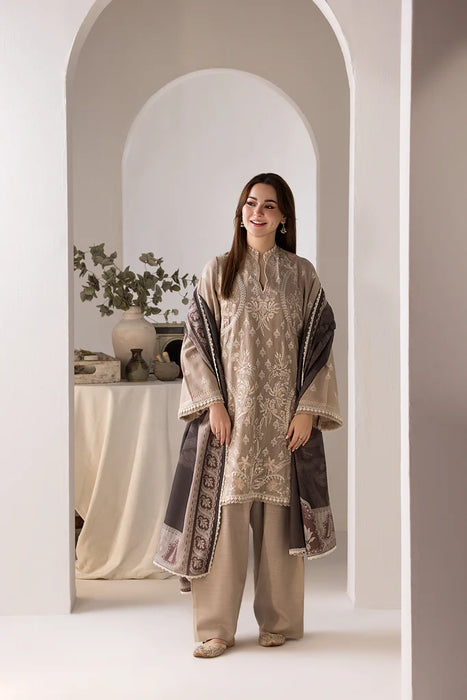 Design 4A Winter Shawl 2024 Unstitched WS24-4A