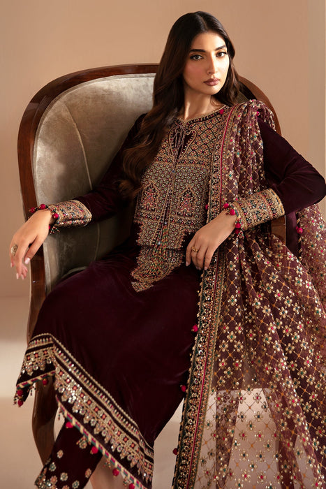 EMBROIDED VELVET FORMAL VF-2022