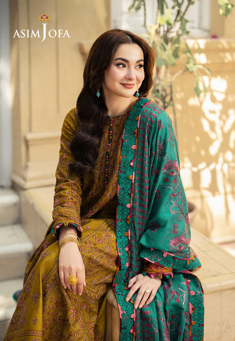 AJKI-04 EMBROIDERED TWILL 3 PC