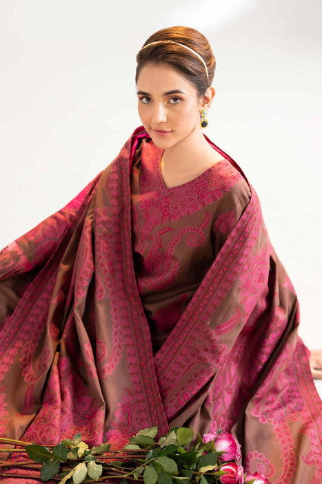 3 Piece - Jacquard Embroidered Suit - 42402156