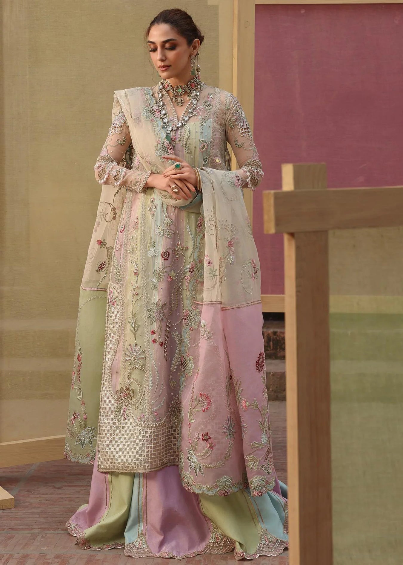Trousers, shirts & dupatta