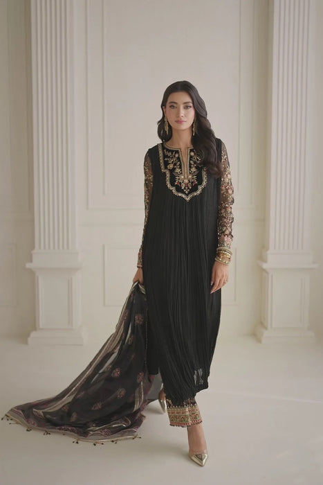 EMBROIDERED CHIFFON PR-1014