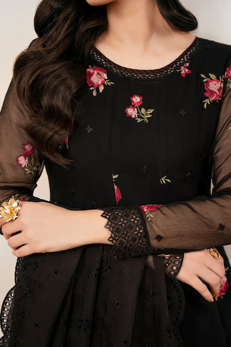 EMBROIDERED CHIFFON PR-1052
