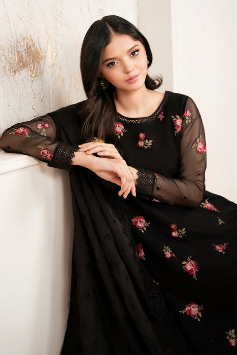 EMBROIDERED CHIFFON PR-1052