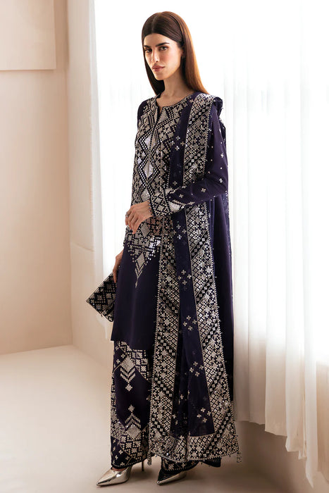 Premium Embroidered Raw Silk UR-7030 3 Pieces