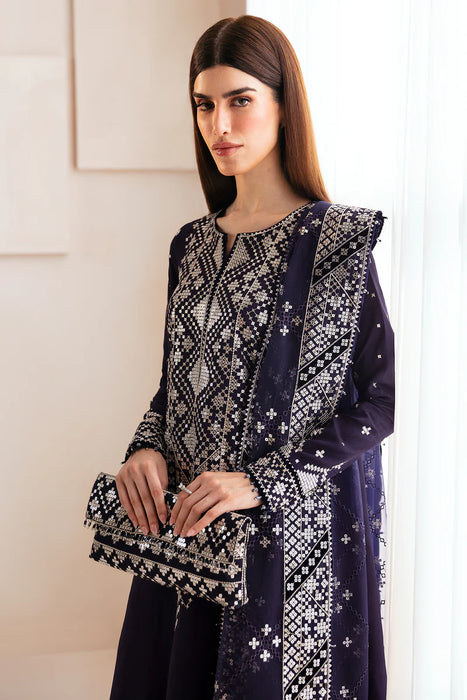 Premium Embroidered Raw Silk UR-7030 3 Pieces