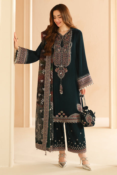 EMBROIDED VELVET FORMAL VF-2039