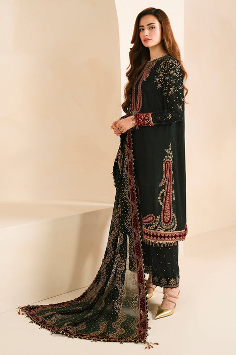 Embroided Velvet Formal VF- 2034
